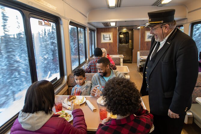 Alaska Railroad Aurora Winter Anchorage to Fairbanks One Way - Food, comfort, and onboard service