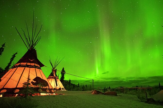 Arctic Day: Aurora Viewing Tour | late night - Fire, cabins, and the parts between sightings