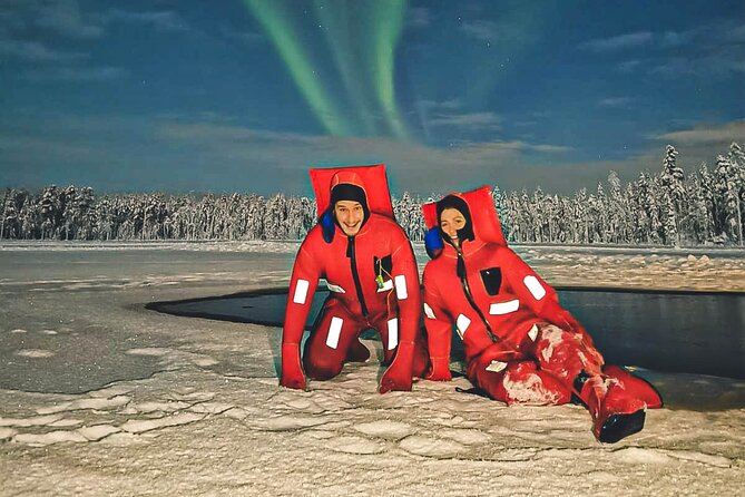 Aurora Arctic Ice Floating in Rovaniemi, Small-group - Watching the Northern Lights from the water