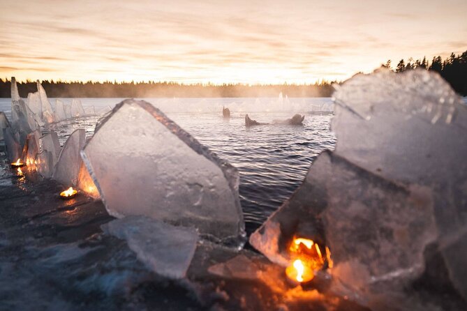 Aurora Arctic Ice Floating in Rovaniemi, Small-group - A warm cabin, fire, and Finnish treats