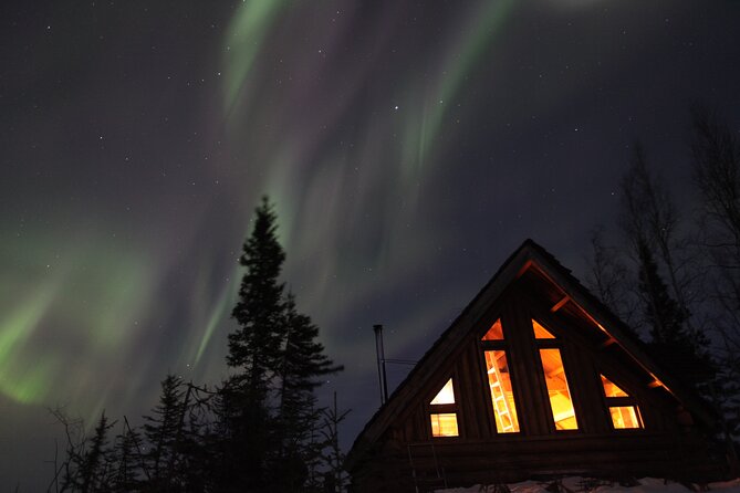 Aurora Viewing - Aurora Husky Lodge , Great view from top of the ridge - What happens between 10:30 PM and 2 AM