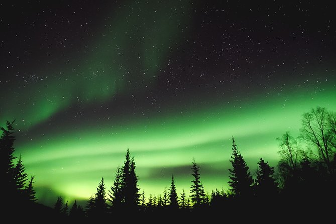 Aurora Viewing Lodge - Inside the lodge: heat, snacks, and a little science