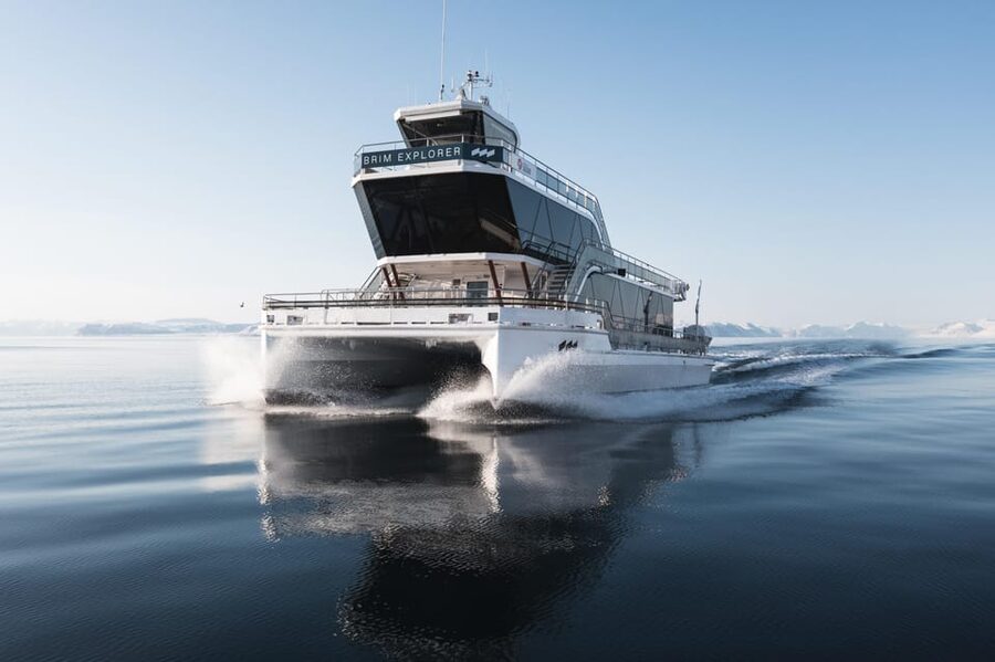 Bodø: Northern Lights Cruise - Leaving Bodø for the northern lights