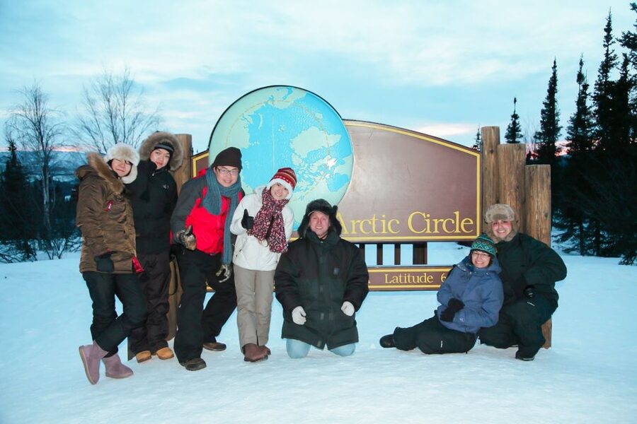 From Fairbanks: Arctic Circle Northern Lights Full-Day Trip - Arriving at 66.5622 Degrees North