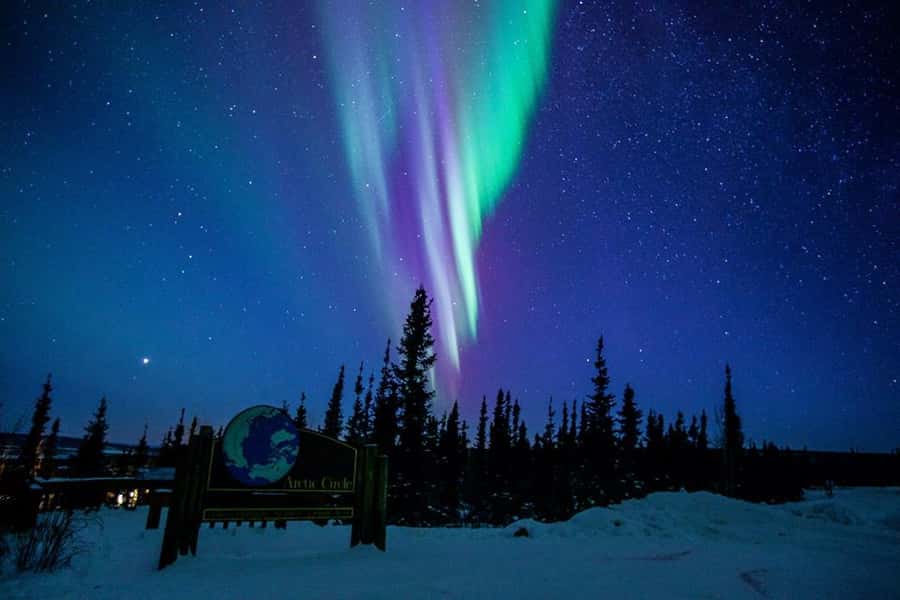 From Fairbanks: Northern Lights and Arctic Circle Tour - Crossing the Yukon River Bridge