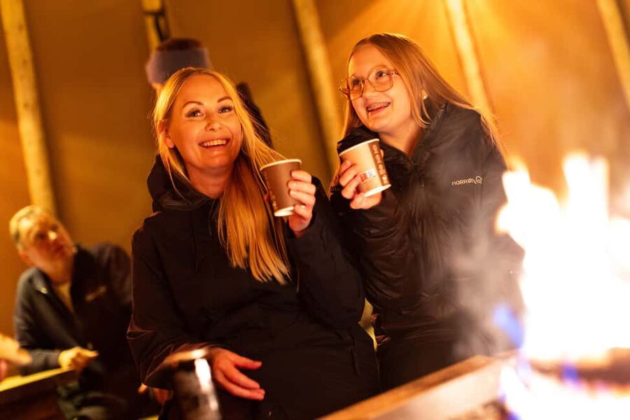 From Narvik: The Northern Lights Arctic Train Guided Tour - Keeping warm for a 90-minute mountain stop