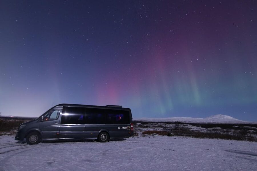 From Reykjavik: Northern Lights Tour with Hot Cocoa & Photos - Hot chocolate, kleina, and the cold