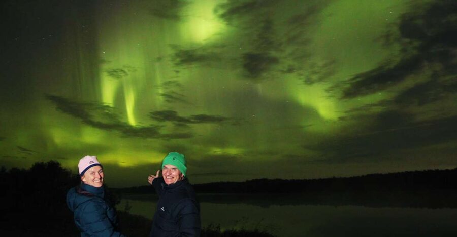 From Rovaniemi: Northern Lights Chase with BBQ and Photos - Leaving Rovaniemi for a darker sky