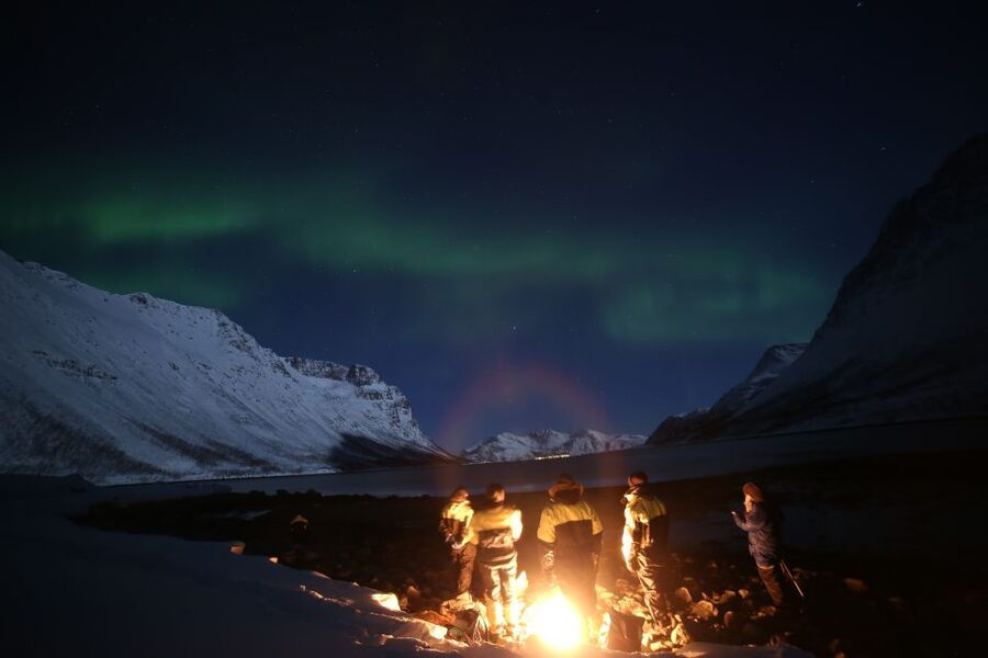 From Tromso: Northern Lights Photography Tour - The main photo stop and professional portraits