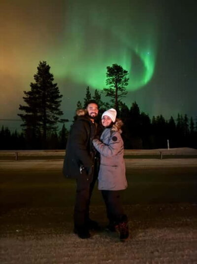 Guarantee Northern Lights Hunt by Minibus With Local Guide