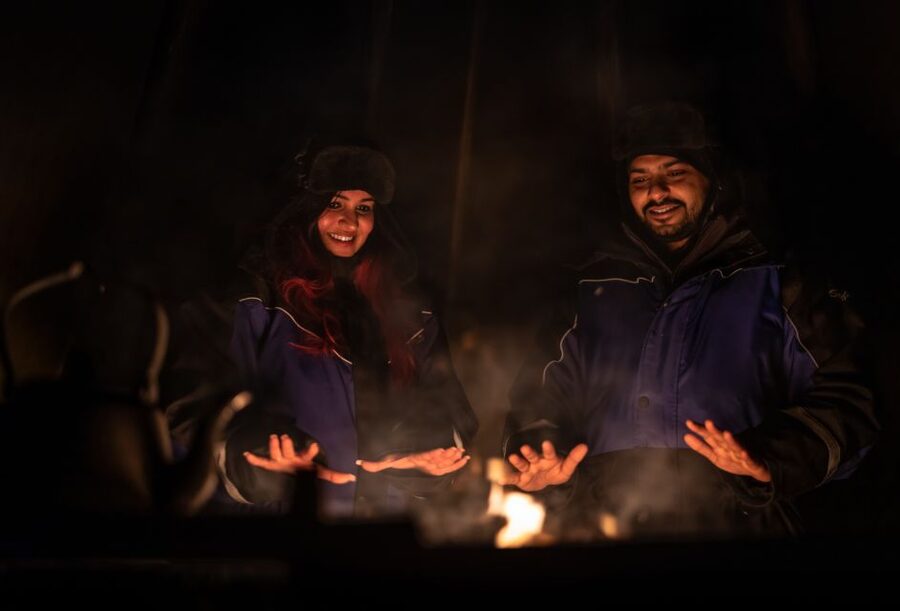 Ivalo: Lake Inari Northern Lights Tour w/ Reindeer & Dinner - The dinner is hearty, homemade, and plain