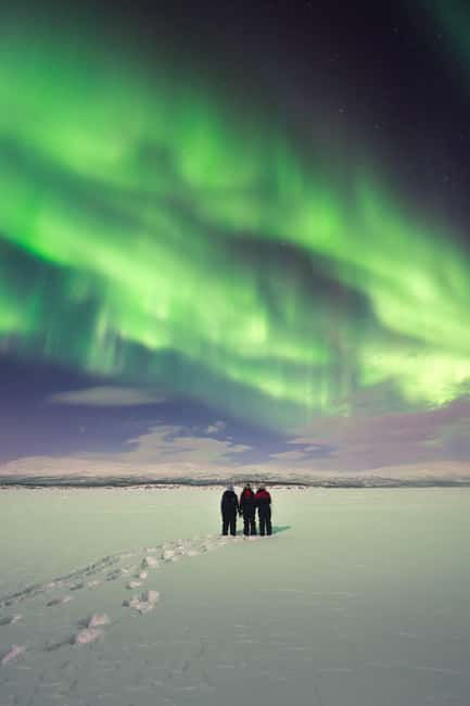 Kiruna: Northern Lights Chase with Car - Leaving Kiruna after dark