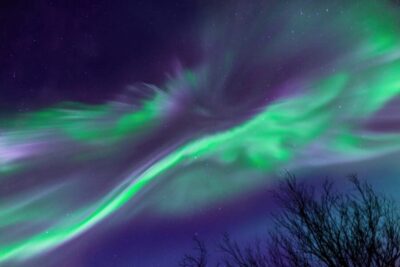 Northern Lights Minivan Chase with Warm Drink