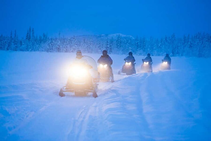 Kiruna: Northern Lights Snowmobile Tour with Transfer - Riding into Kiruna’s winter night