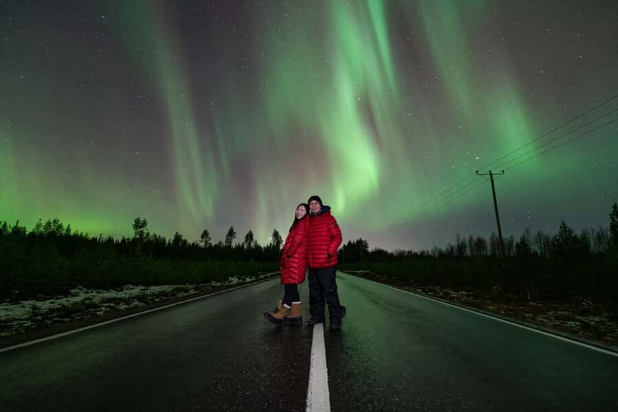 Levi: Best & Original Northern Lights Hunting & photography - Stop one: finding a clear patch of sky