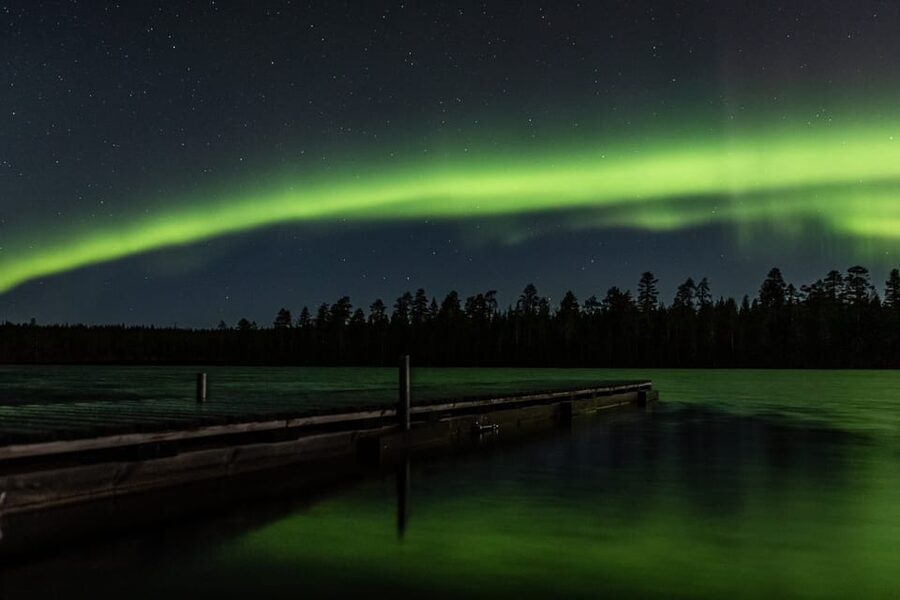 Levi: Ice Floating and Northern Lights Tour - What the rescue suit really changes