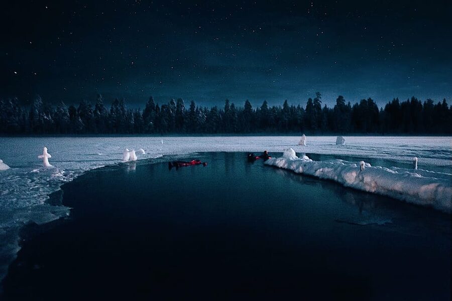 Levi: Ice Floating and Northern Lights Tour - How the three hours are likely to feel