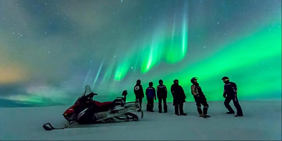 Levi: Northern Lights Snowmobile Safari and Campfire Picnic - What the Snowmobile Ride Feels Like