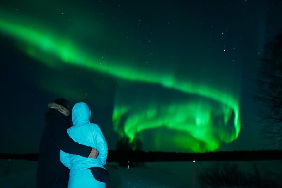 Levi: Northern Lights Tour with Guaranteed Sightings - The drive toward clear skies