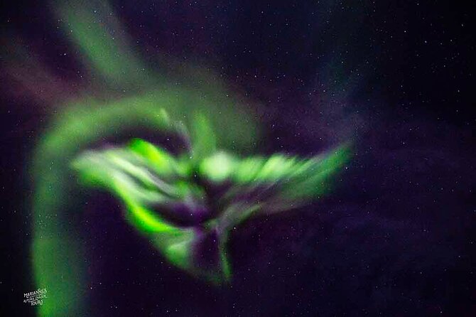 Marianne’s Heaven On Earth Aurora Chaser Tours - Driving through the Tromsø fjords after dark