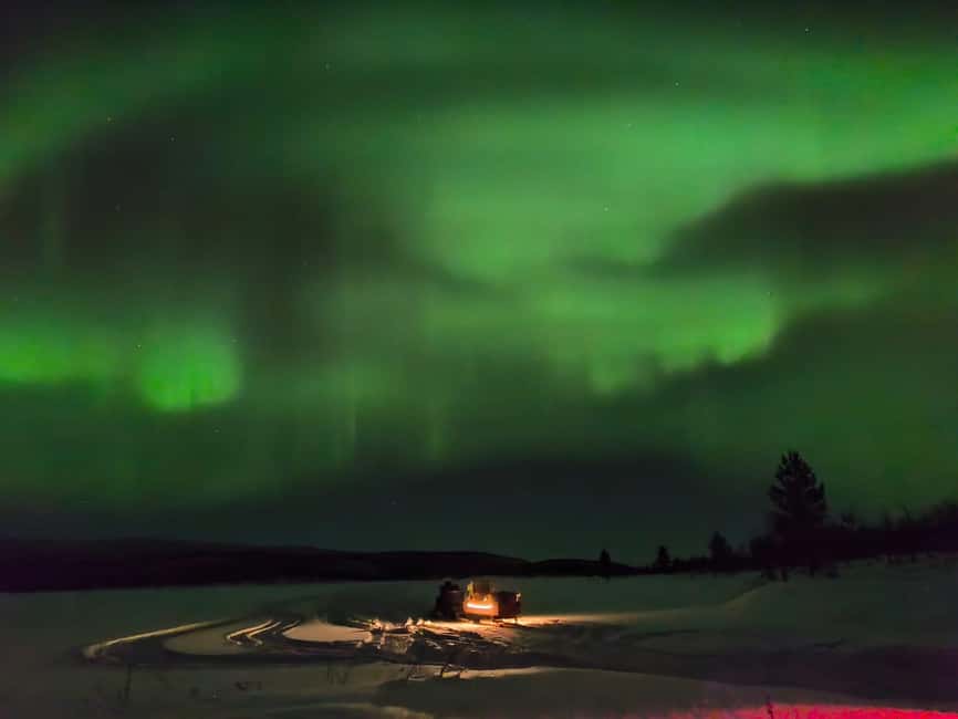 Muotkantunturi Park, Inari - Intense Northern Lights on a Lappish Sleigh - Key points at a glance