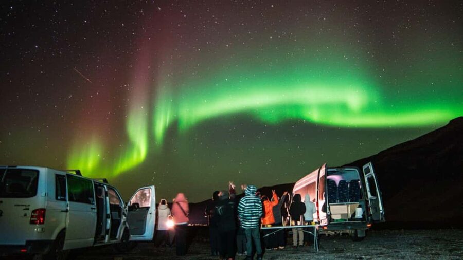 Northern Lights: 4x4 Adventure with Treats, Photos & Cocoa - Leaving Reykjavik in a purpose-built 4x4