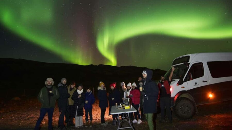 Northern Lights: 4x4 Adventure with Treats, Photos & Cocoa - Pickup points around central Reykjavik