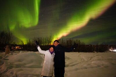 Northern Lights (Aurora Borealis Viewing) Chasing with Photography in Fairbanks