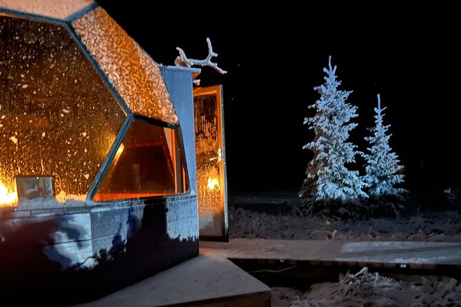 Northern Lights dinner in a Glass Igloo - Northern Lights expectations in Rovaniemi