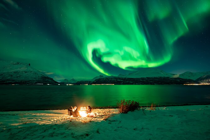 Northern Lights Tour, Photo, Toilet, Meal, Skycam in Mbus - A northern lights chase that treats the weather as part of the plan