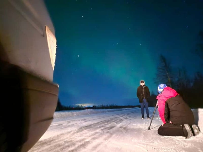 Oulu: Starguaranteed Northern Lights Mobile Chase - What $152 buys you