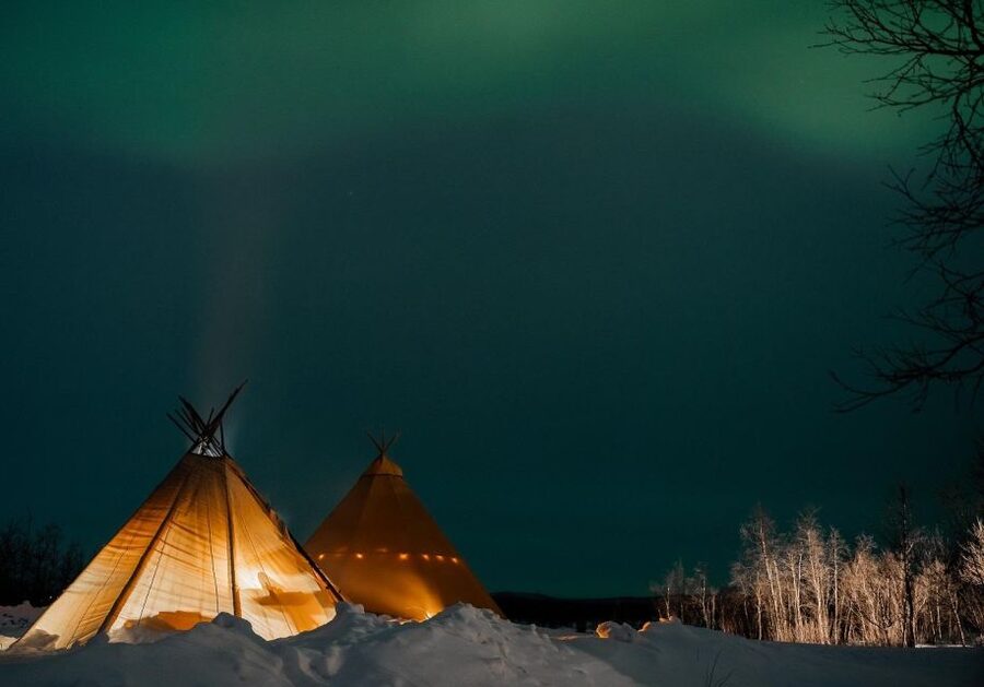 Premium Aurora Snowmobile Ride With Panoramic Views - Reaching the 360-degree viewpoint