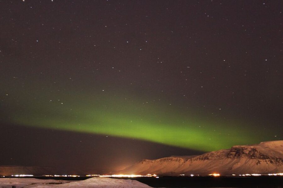 Reykjavík: Northern Lights Cruise - Heading into Faxaflói Bay