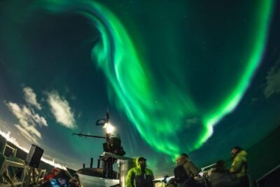 Northern Lights Guided Boat Tour with Photos