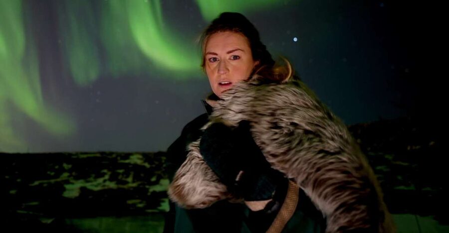Reykjavik: Northern Lights Tour w/Pro Photos - Small Group - Viking portraits while the sky decides