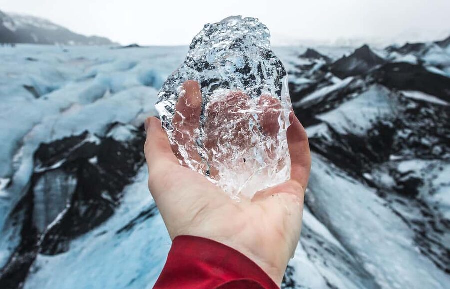 Reykjavik: South Coast, Glacier Hike & Northern Lights Combo - Skógafoss and the 527-step view