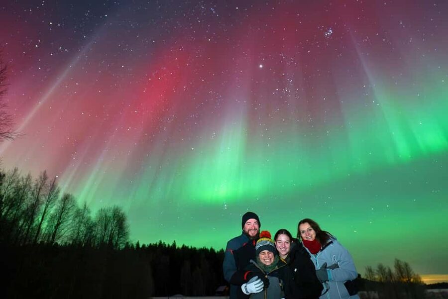 Rovaniemi:%100 Money Back Guarantee Northern Lights Hunting - Pickup from Rovaniemi and the first forecast check