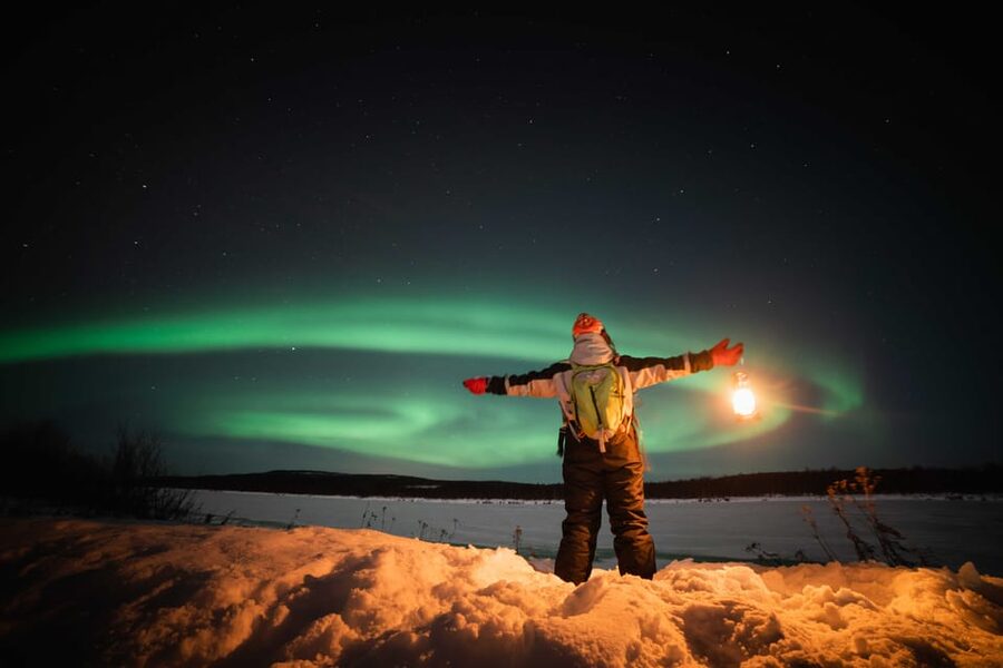 Rovaniemi: Best & Original Aurora Experience with Pro Photos - What happens when the aurora is weak