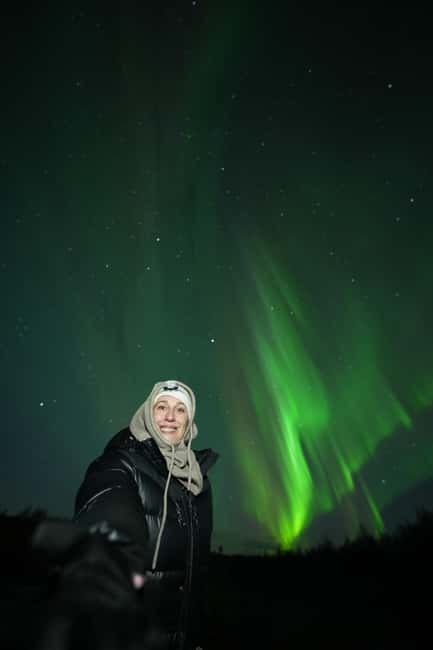 Rovaniemi: Coffee under Northern Lights & Professional Photo - What happens after pickup in Rovaniemi