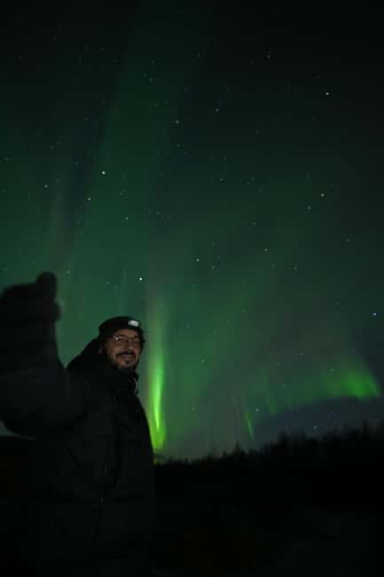 Rovaniemi: Coffee under Northern Lights & Professional Photo - Timing, pickup, and what to bring