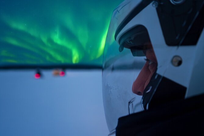 Rovaniemi: Drive New 2025 Snowmobiles - Aurora Adventure - Sharing the machine and switching drivers
