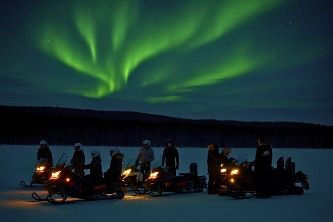 Rovaniemi: Drive New 2025 Snowmobiles - Aurora Adventure - Guides who shape the evening