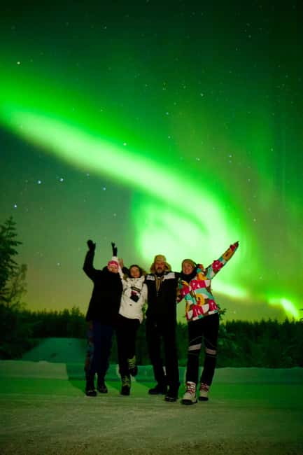 Rovaniemi: Family-Friendly Northern Lights Tour - The viewing spots, and one weak point