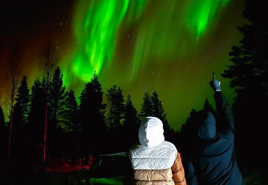 Rovaniemi: hunting for the Northern Lights with BBQ - Leaving Rovaniemi for darker Arctic skies