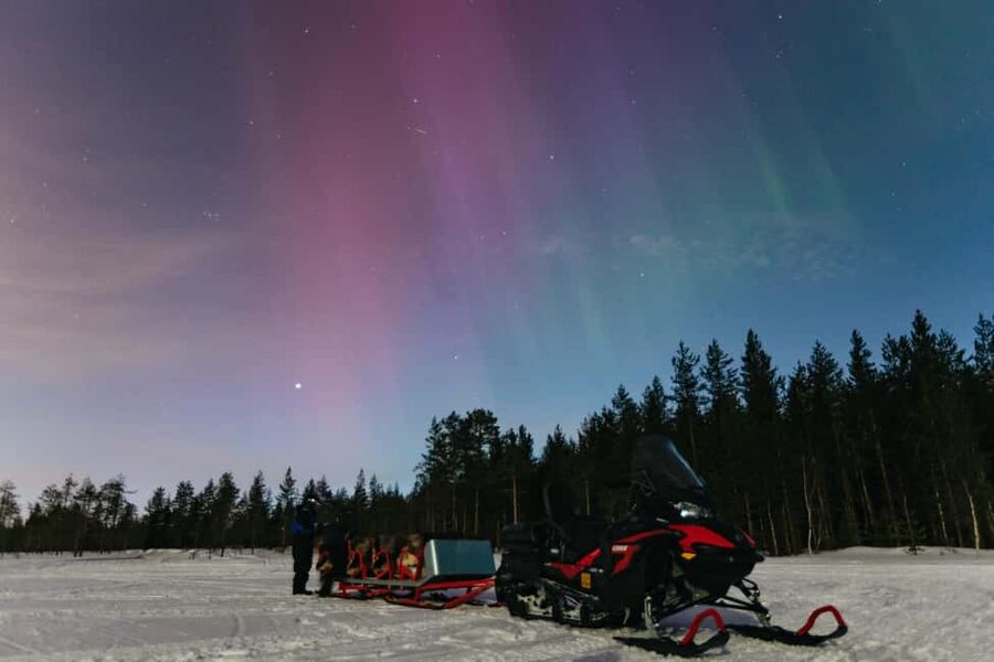 Rovaniemi: Northern Lights Family-Friendly Snowmobile Safari - How the family ride works