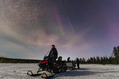 Northern Lights Family-Friendly Snowmobile Safari