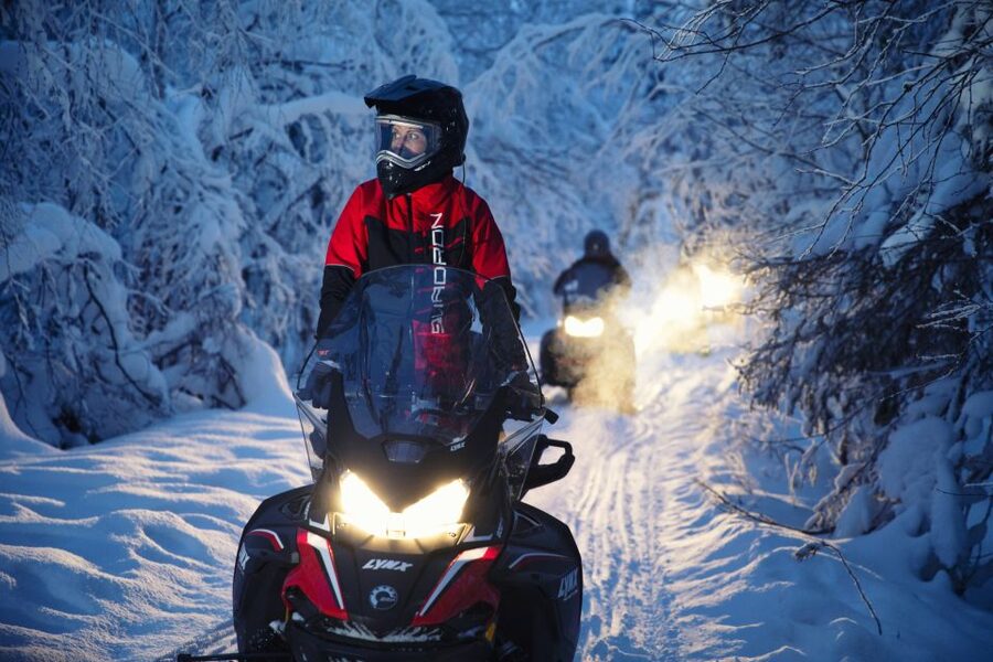 Rovaniemi: Northern Lights Snowmobile Tour - The campfire break and what to expect