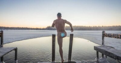 Sauna & Ice Swimming Tour with Dinner and Aurora