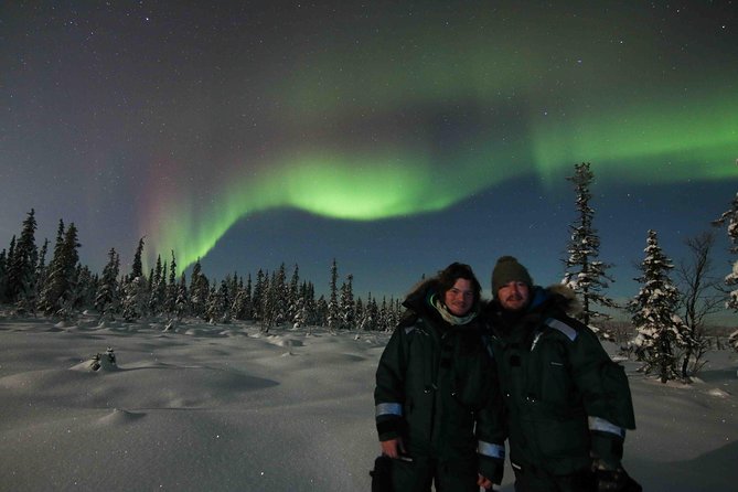 Snowmobile Aurora Expedition with dinner - Dinner by the open fire