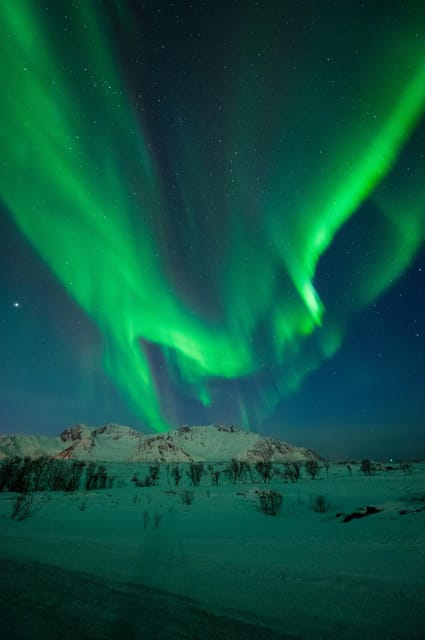 Svolvær: Ultimate Aurora Hunt - Photography help without carrying a full camera kit